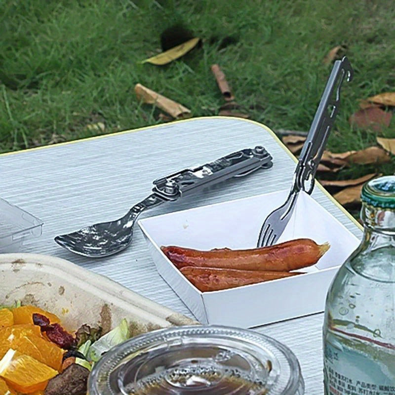 Multifunctional Folding Outdoor Tableware