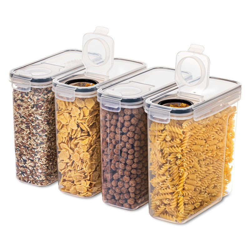 4 pc set of Plastic Food Storage Containers
