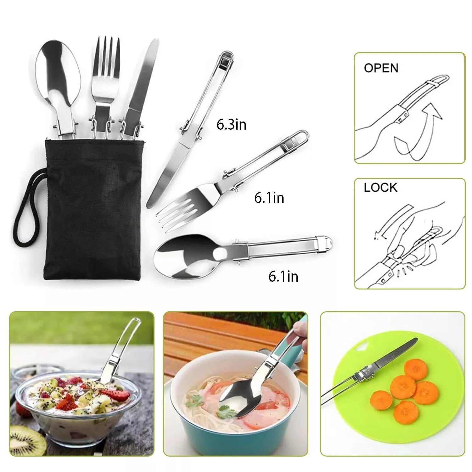 12pcs Portable Outdoor Camping Cookware