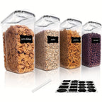 4 pc set of Plastic Food Storage Containers