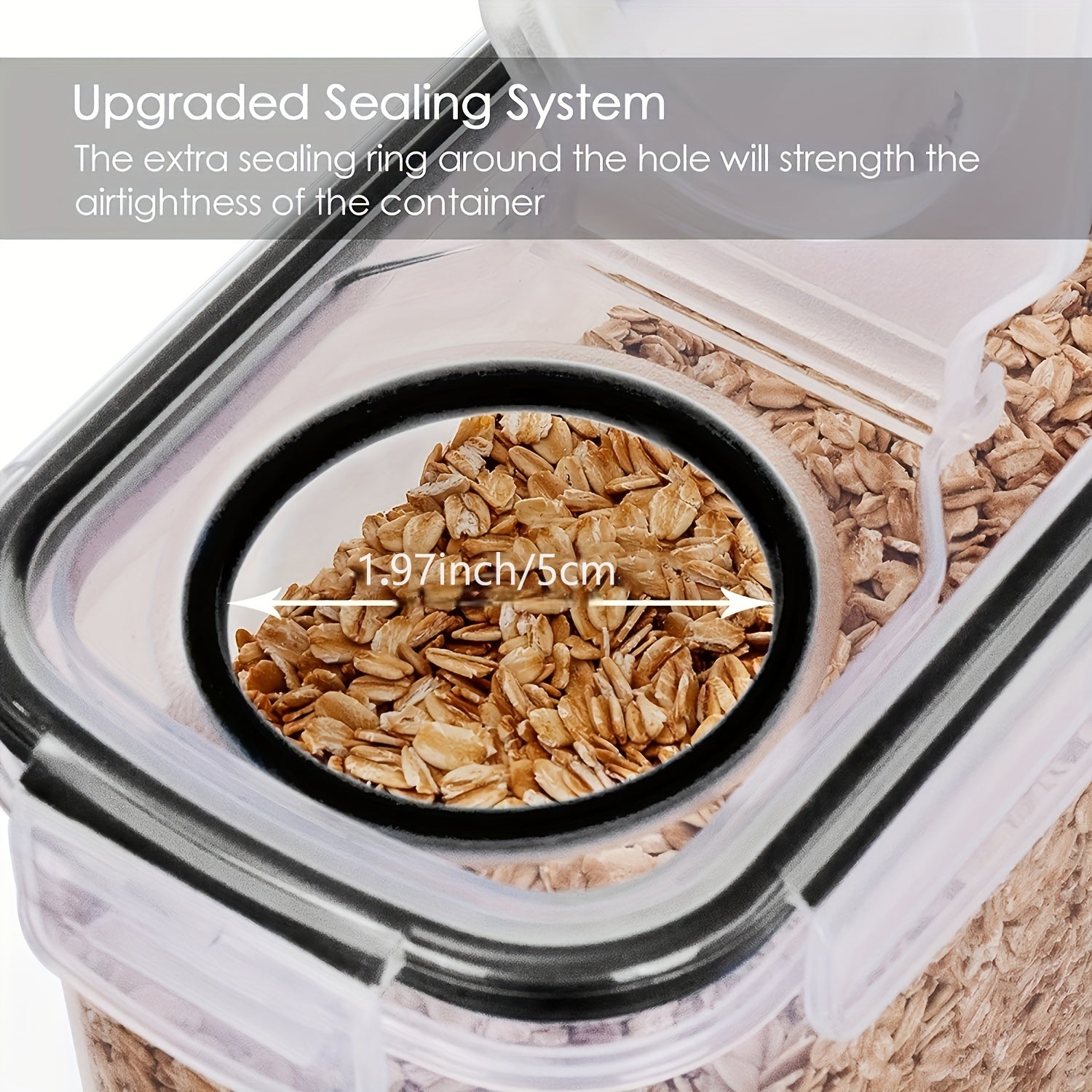 4 pc set of Plastic Food Storage Containers