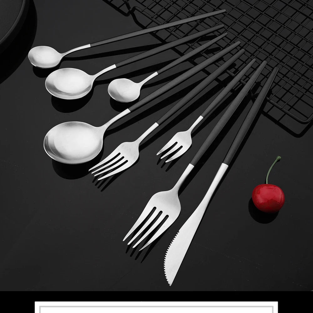 Stainless Steel Silver Cutlery Set