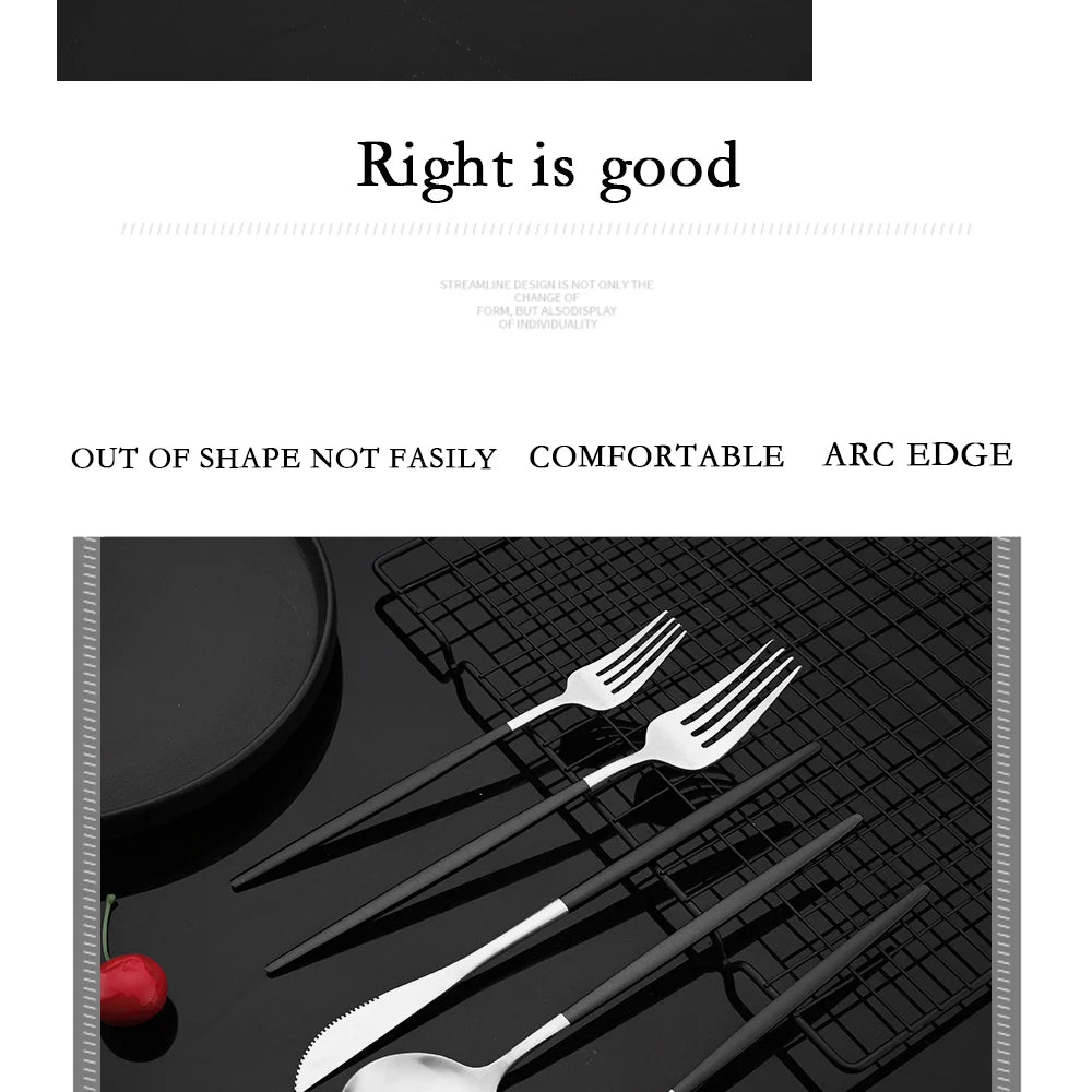 Stainless Steel Silver Cutlery Set
