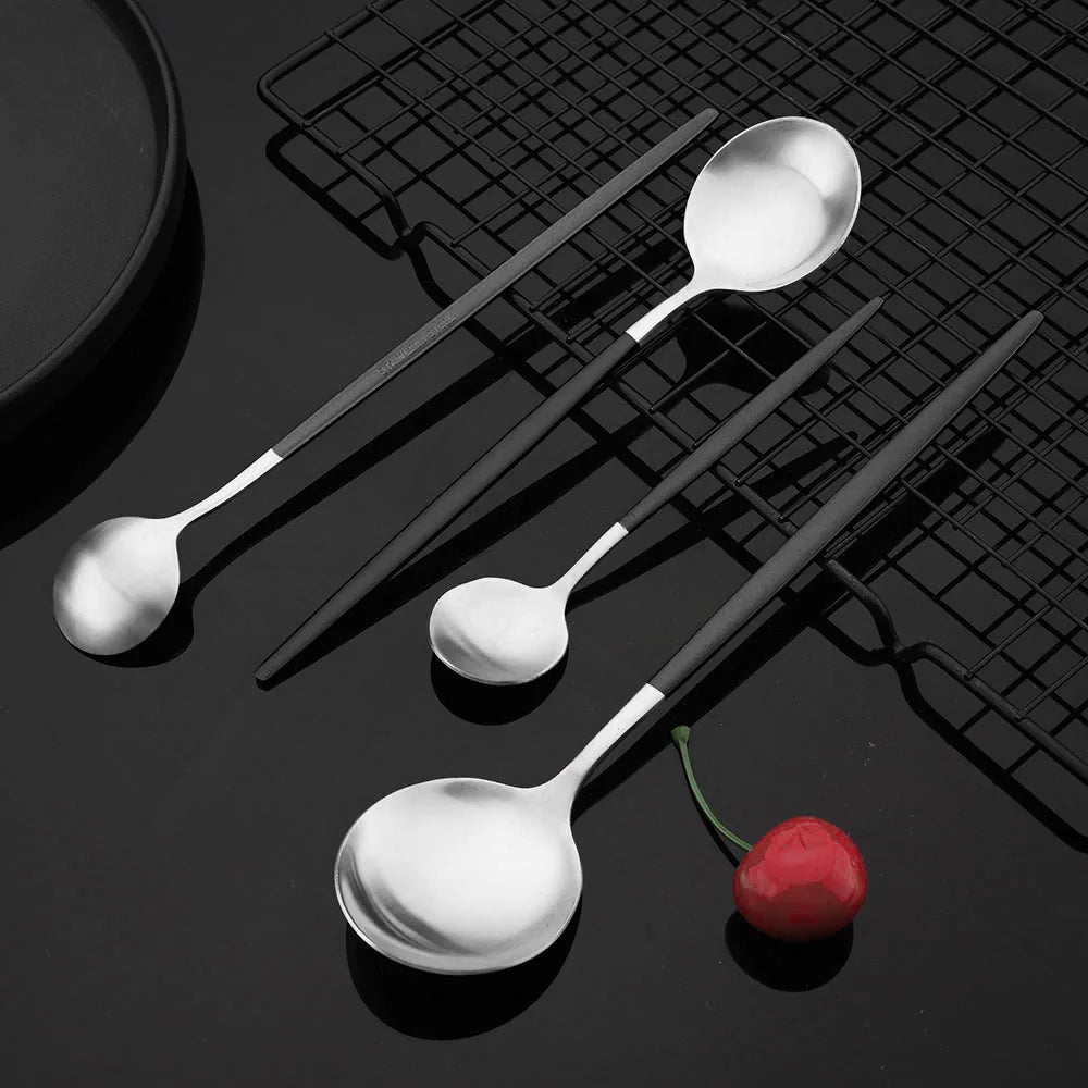 Stainless Steel Silver Cutlery Set