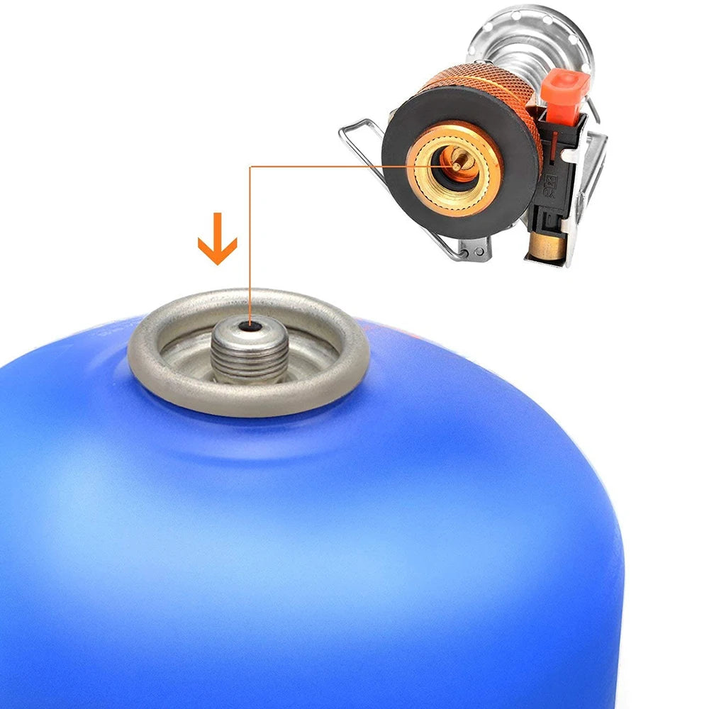 Camping Cookware Kit with Stove and Dinnerware