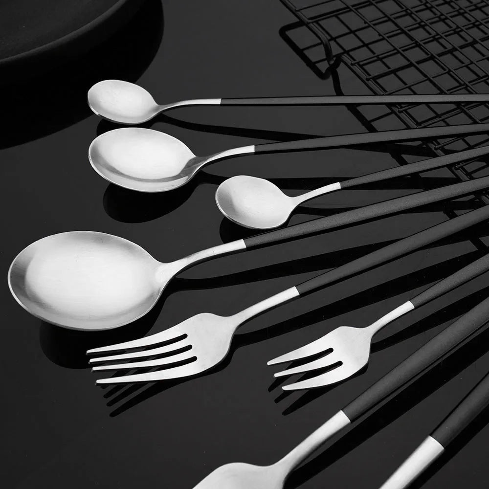 Stainless Steel Silver Cutlery Set
