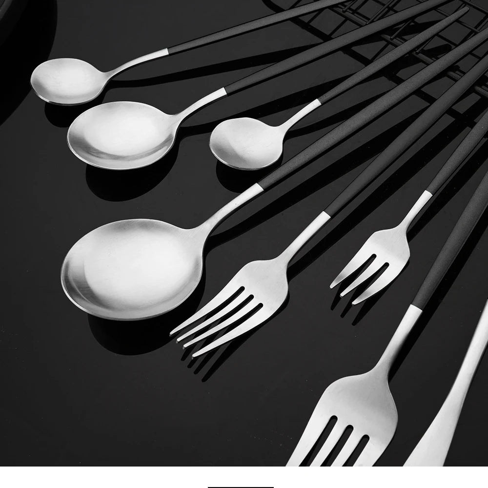 Stainless Steel Silver Cutlery Set