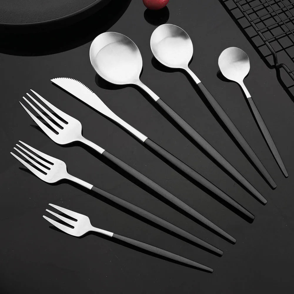 Stainless Steel Silver Cutlery Set