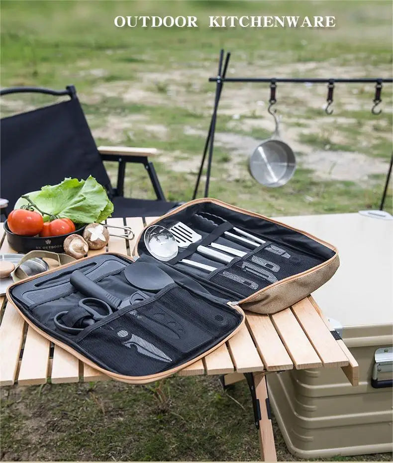 Outdoor Camping Kitchenware 8-Piece Set