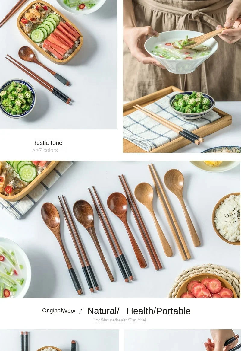 Wooden Spoon & Fork Dinner Kit