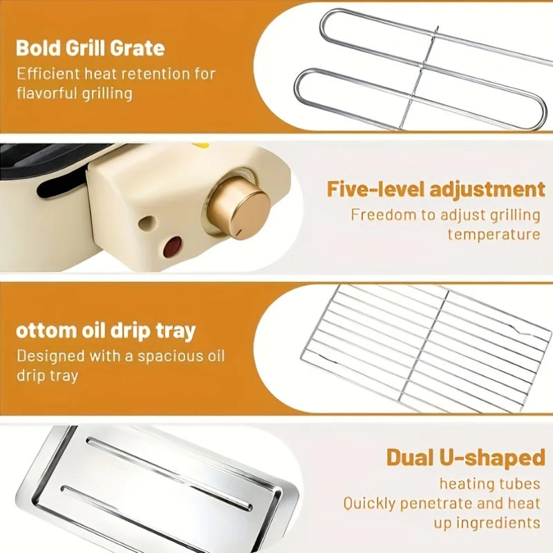 1500W Electric Indoor Grill