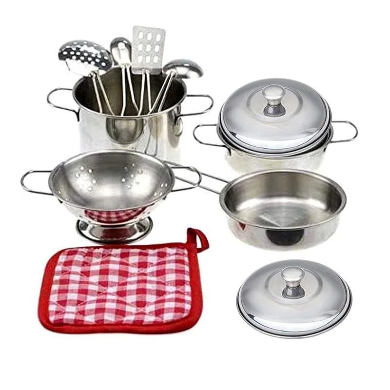 Stainless Steel Kitchen Play Set