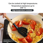 11-piece cooking tool set with storage bucket