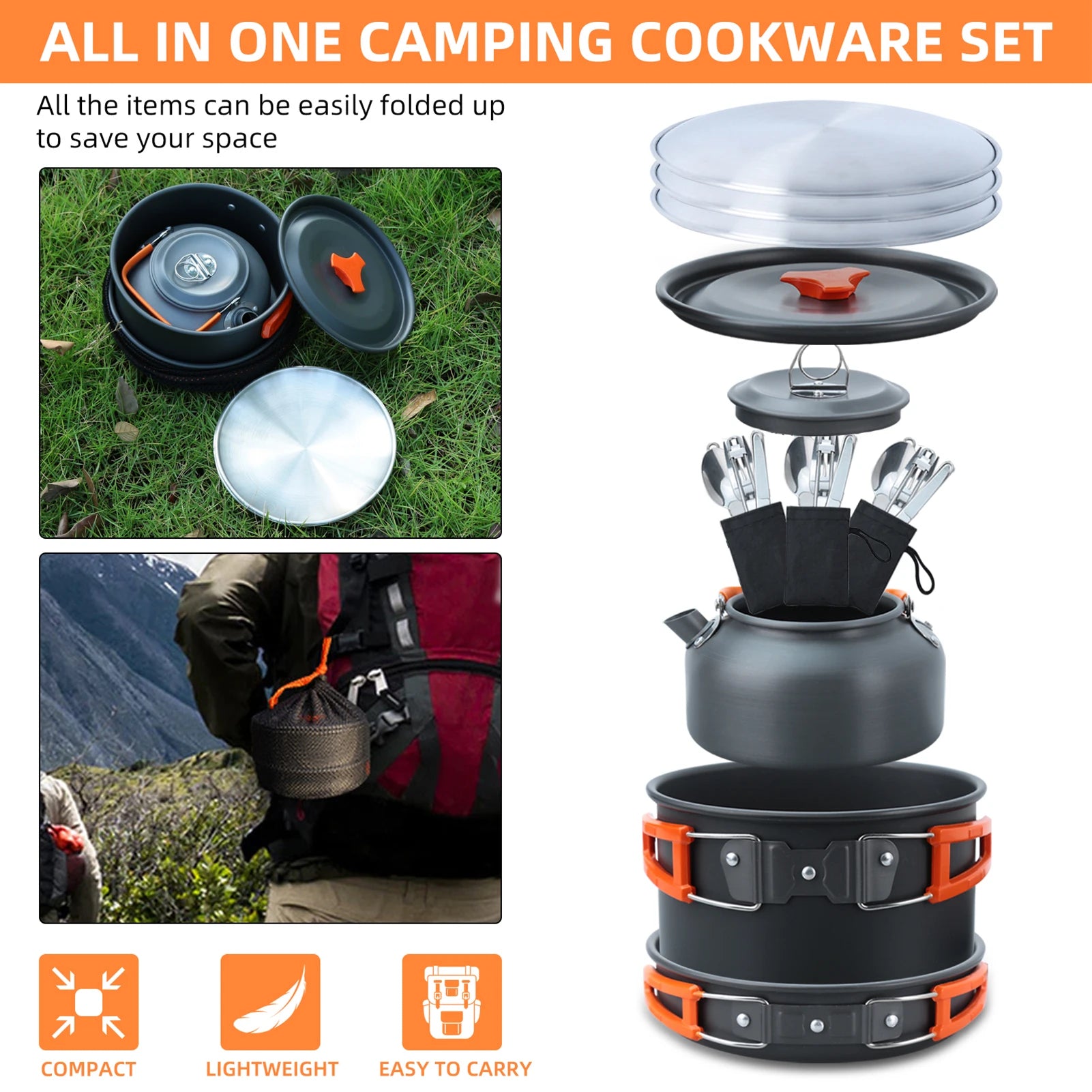 All-in-One Camping Cookware Set