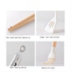 Silicone 14-piece Cooking Utensils Set