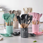 Silicone 14-piece Cooking Utensils Set