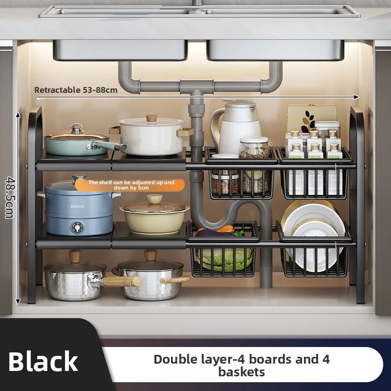 Kitchen Sink Expandable Storage