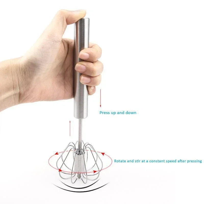 Stainless Steel Semi-Automatic Whisk Blender