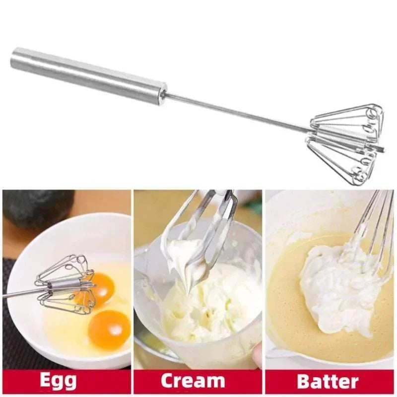 Stainless Steel Semi-Automatic Whisk Blender