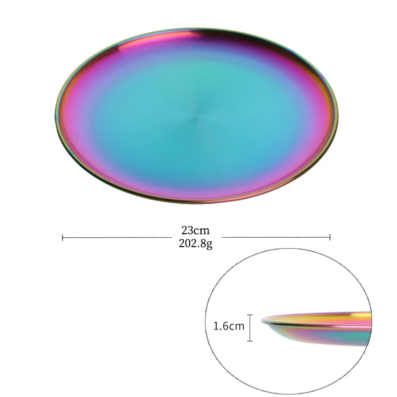 Stainless Steel Dinner Plate