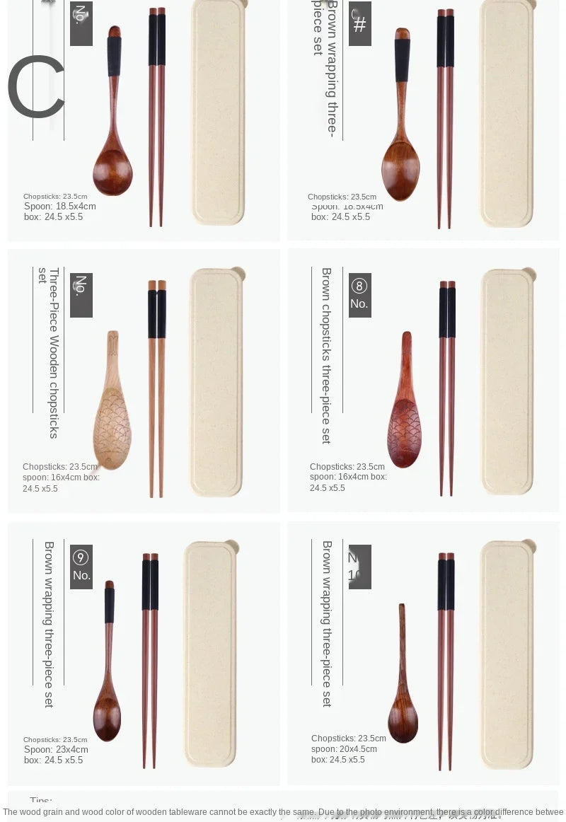 Wooden Spoon & Fork Dinner Kit