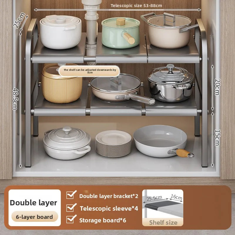Kitchen Sink Expandable Storage