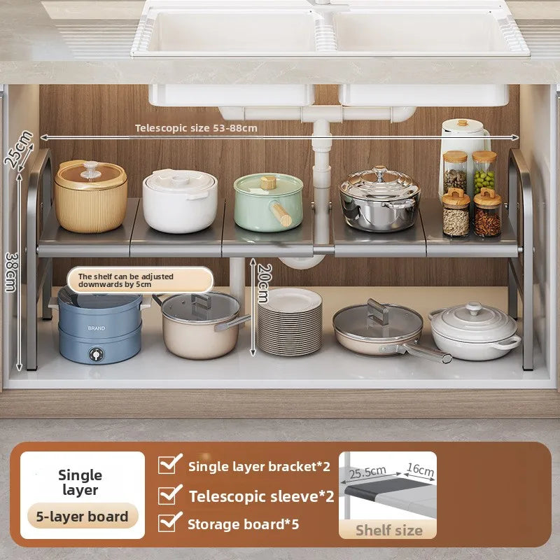 Kitchen Sink Expandable Storage