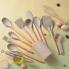 Silicone 14-piece Cooking Utensils Set