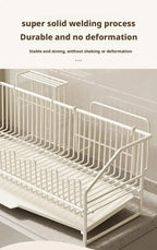 All-purpose dish rack with drain