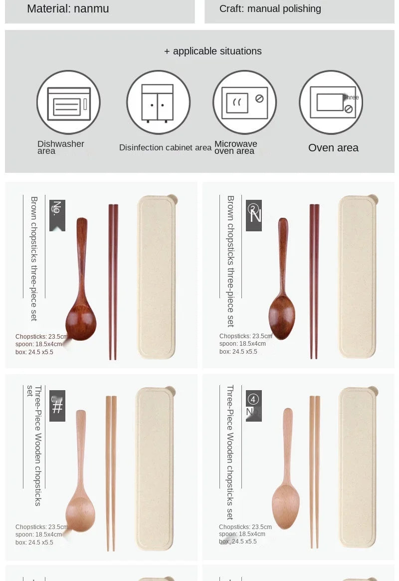 Wooden Spoon & Fork Dinner Kit
