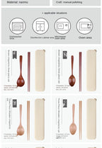 Wooden Spoon & Fork Dinner Kit
