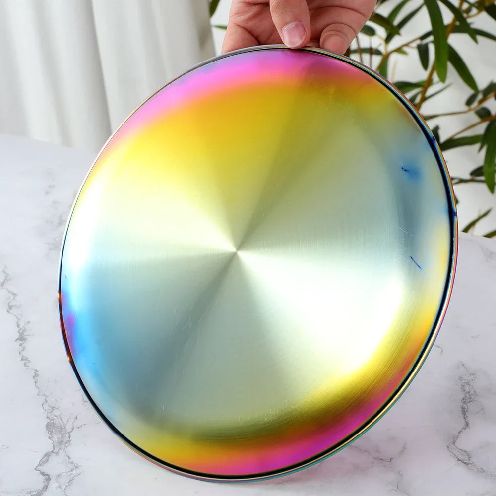 Stainless Steel Dinner Plate