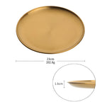 Stainless Steel Dinner Plate