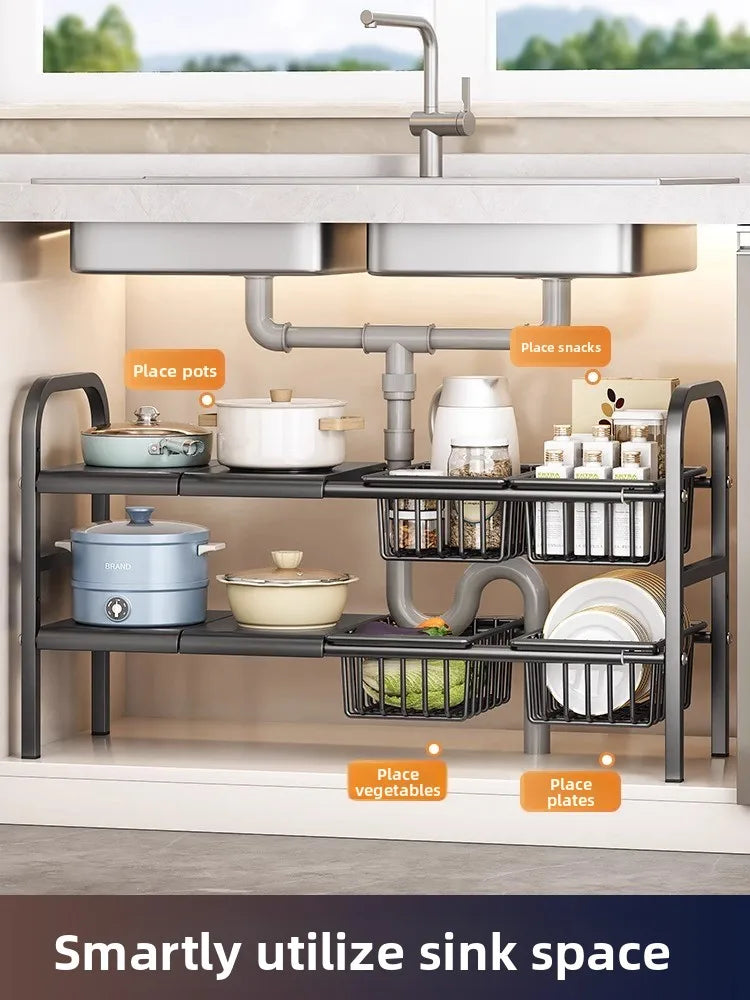 Kitchen Sink Expandable Storage
