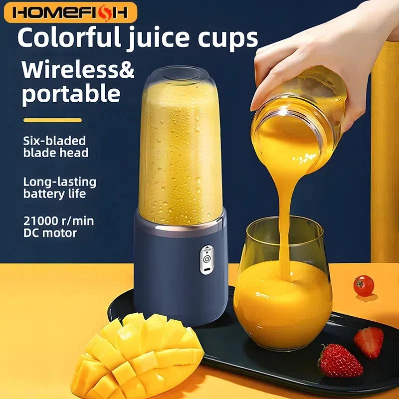 Portable Juice Blender with Drink Cups