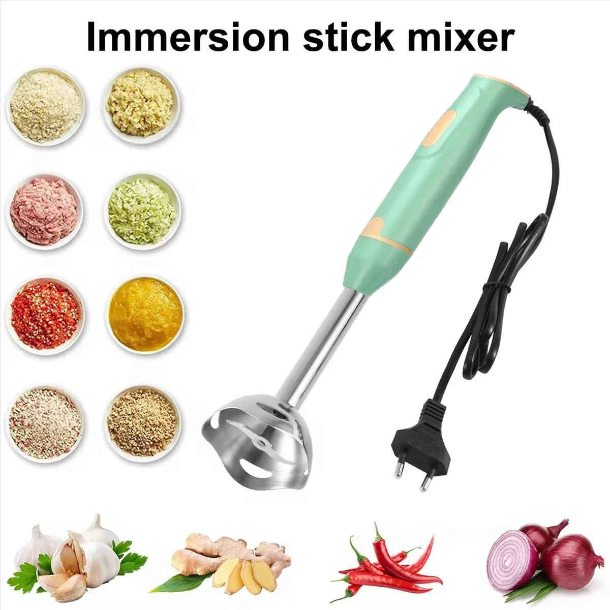 Electric Immersion Hand Blender