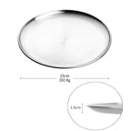 Stainless Steel Dinner Plate