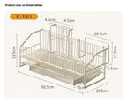 All-purpose dish rack with drain
