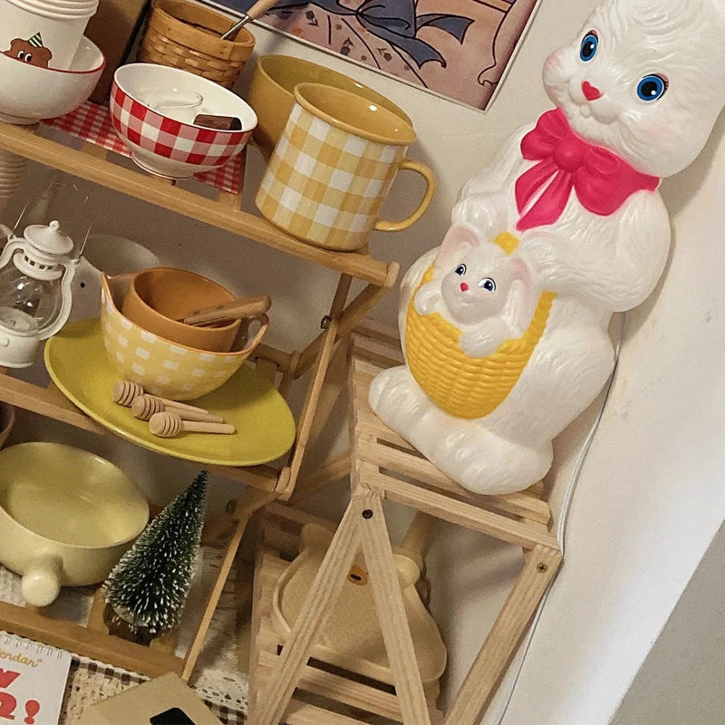 Bamboo Three-Layer Drying Rack