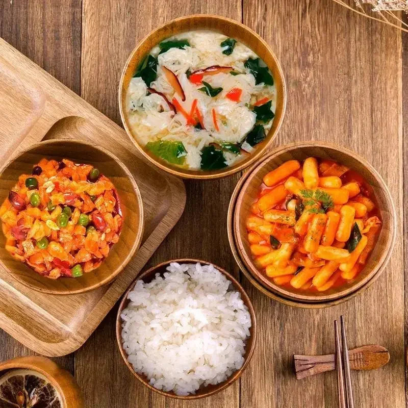 Wooden Dinner Bowl