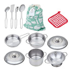 Stainless Steel Kitchen Play Set