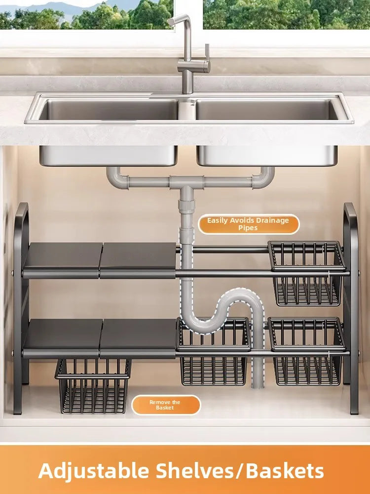 Kitchen Sink Expandable Storage