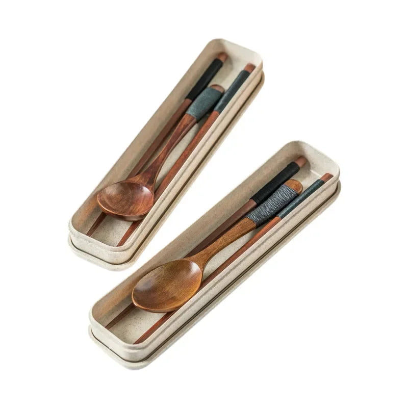 Wooden Spoon & Fork Dinner Kit
