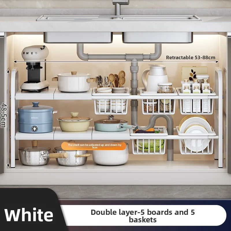 Kitchen Sink Expandable Storage