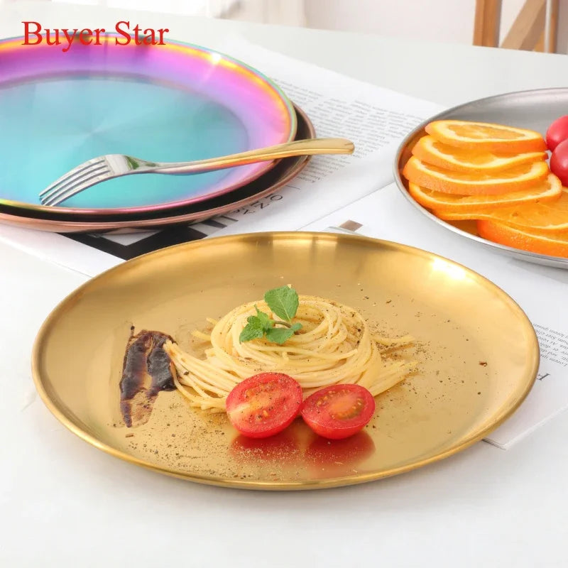 Stainless Steel Dinner Plate