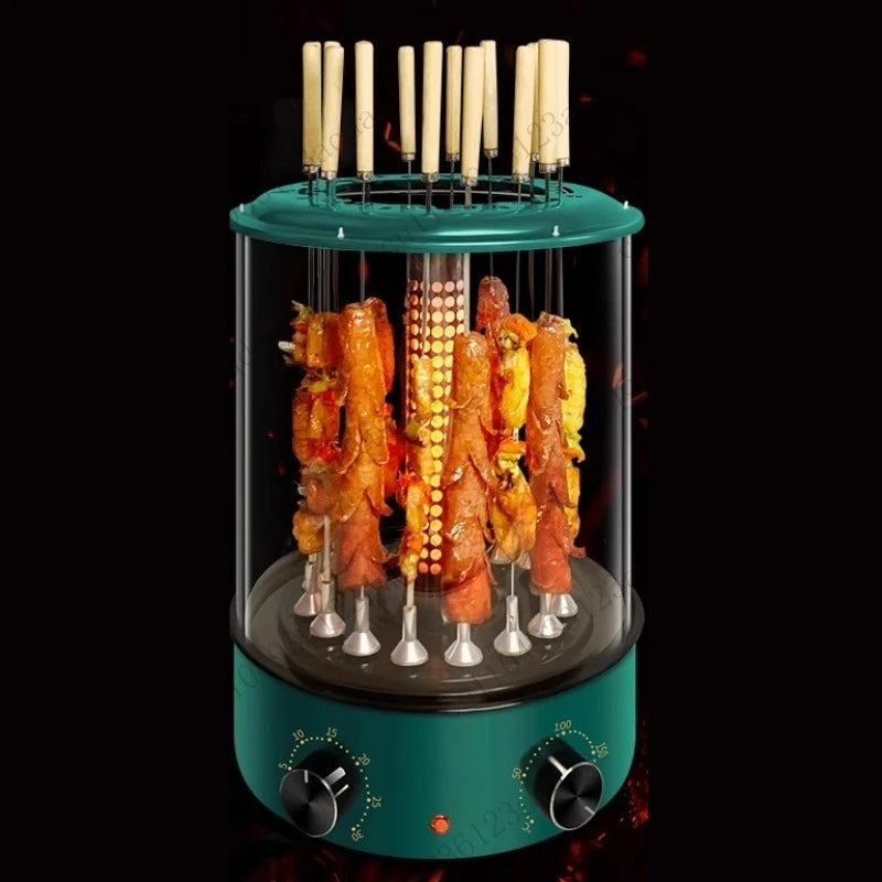 16-Skewer/12-Skewer Electric Grill