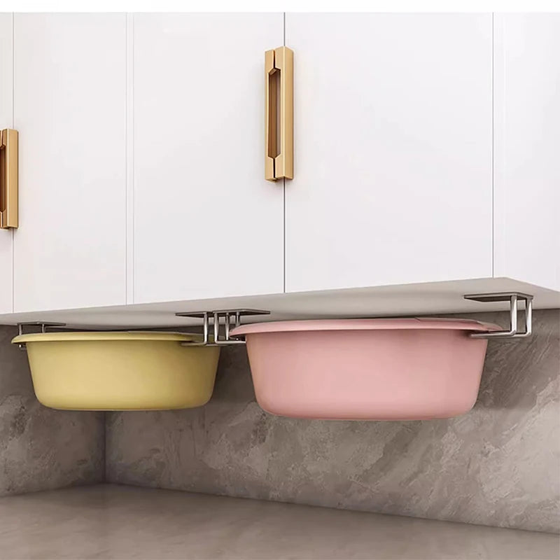 Wall Mounted Stainless Steel Storage Rack