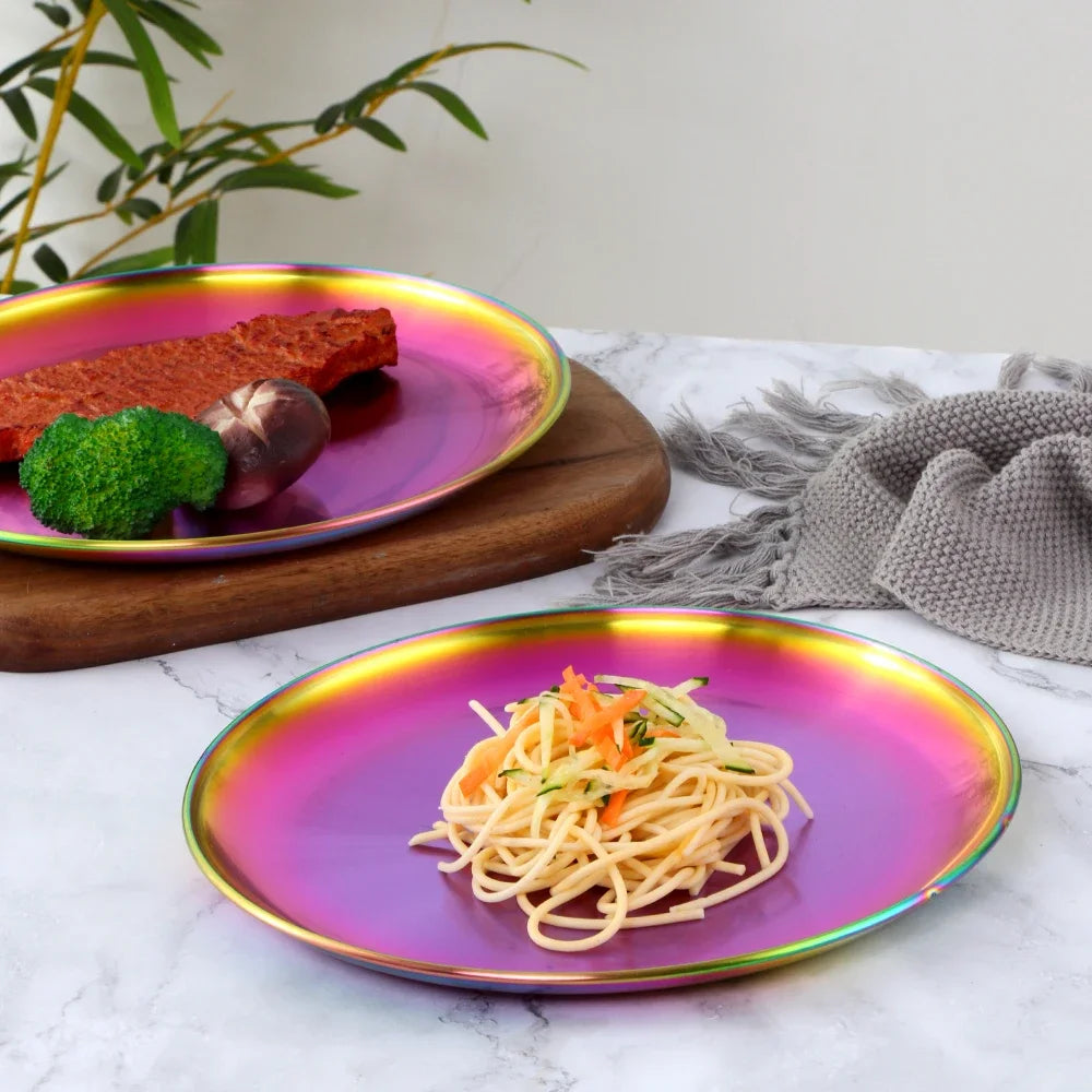Stainless Steel Dinner Plate