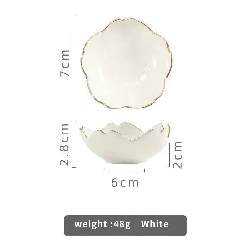 Japanese Style Ceramic Dish in Four Colors