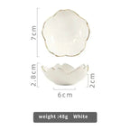 Japanese Style Ceramic Dish in Four Colors